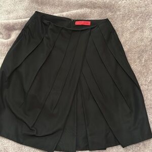 Vintage black pleated skirt